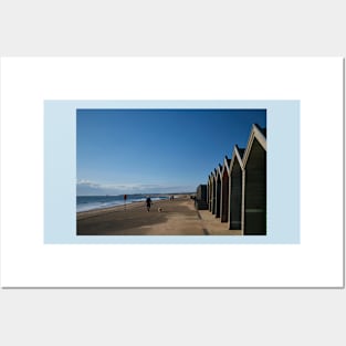 Spring morning near the Beach Huts Posters and Art